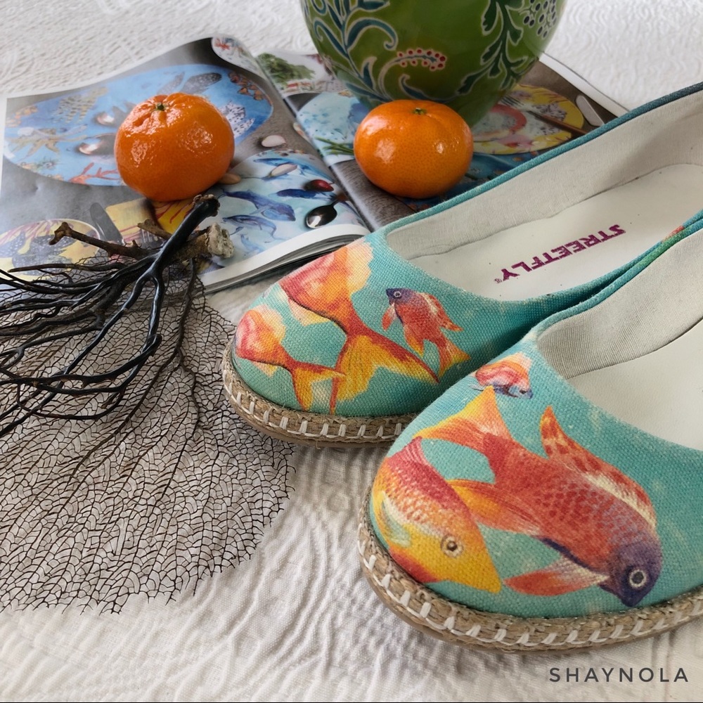 Streetfly Koi Fish Espadrilles